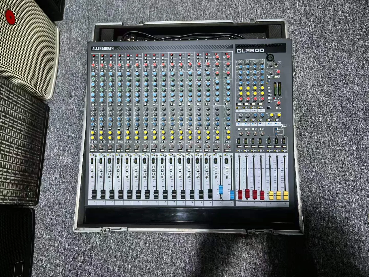 Supplied photograph of Allen & Heath GL2800; identity and availability require confirmation — photograph 1