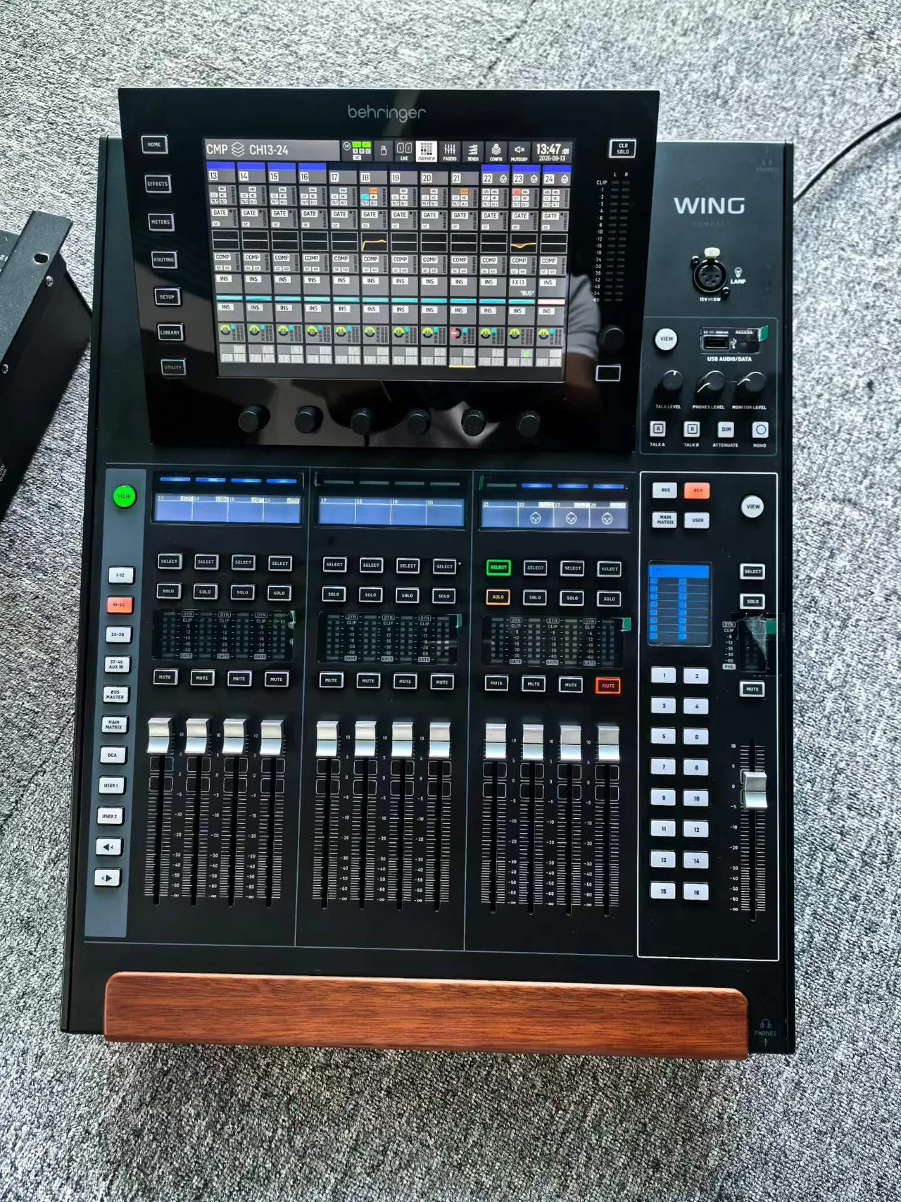 Supplied photograph of Behringer WING COMPACT; identity and availability require confirmation — photograph 1