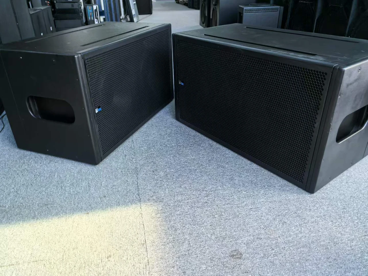 Supplied photograph of Meyer Sound 600-HP; identity and availability require confirmation — photograph 1
