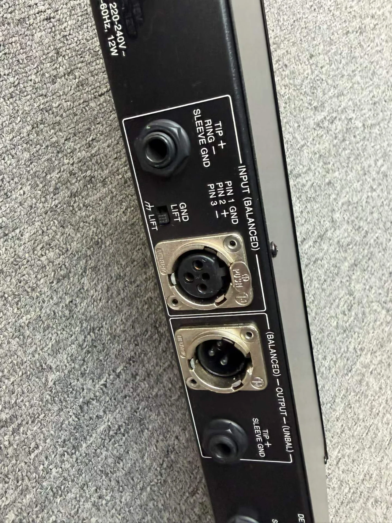 Supplied photograph of dbx 160 family; identity and availability require confirmation — photograph 3