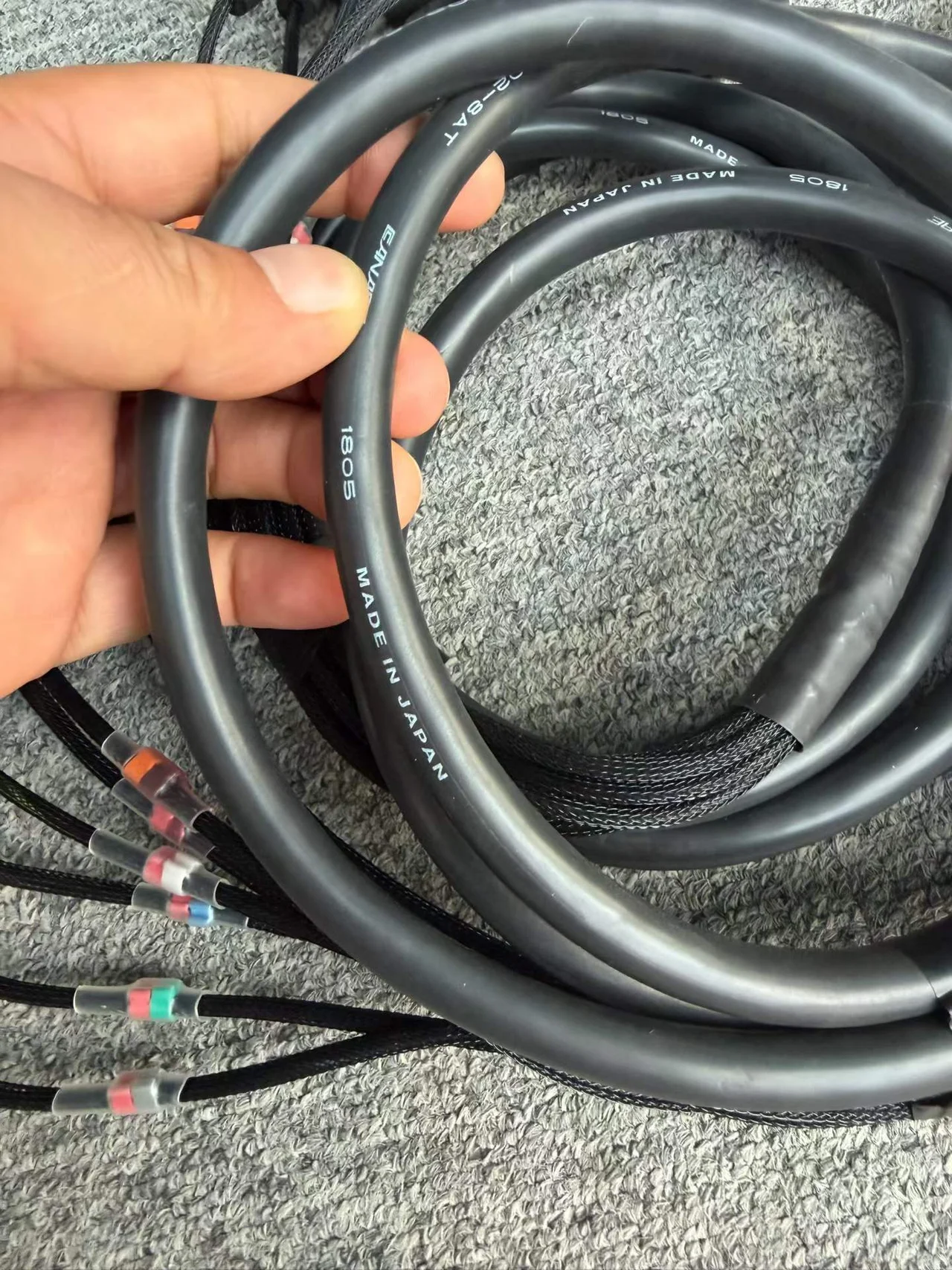 Supplied photograph of Unbranded / to confirm DB25 to XLR loom; identity and availability require confirmation — photograph 4