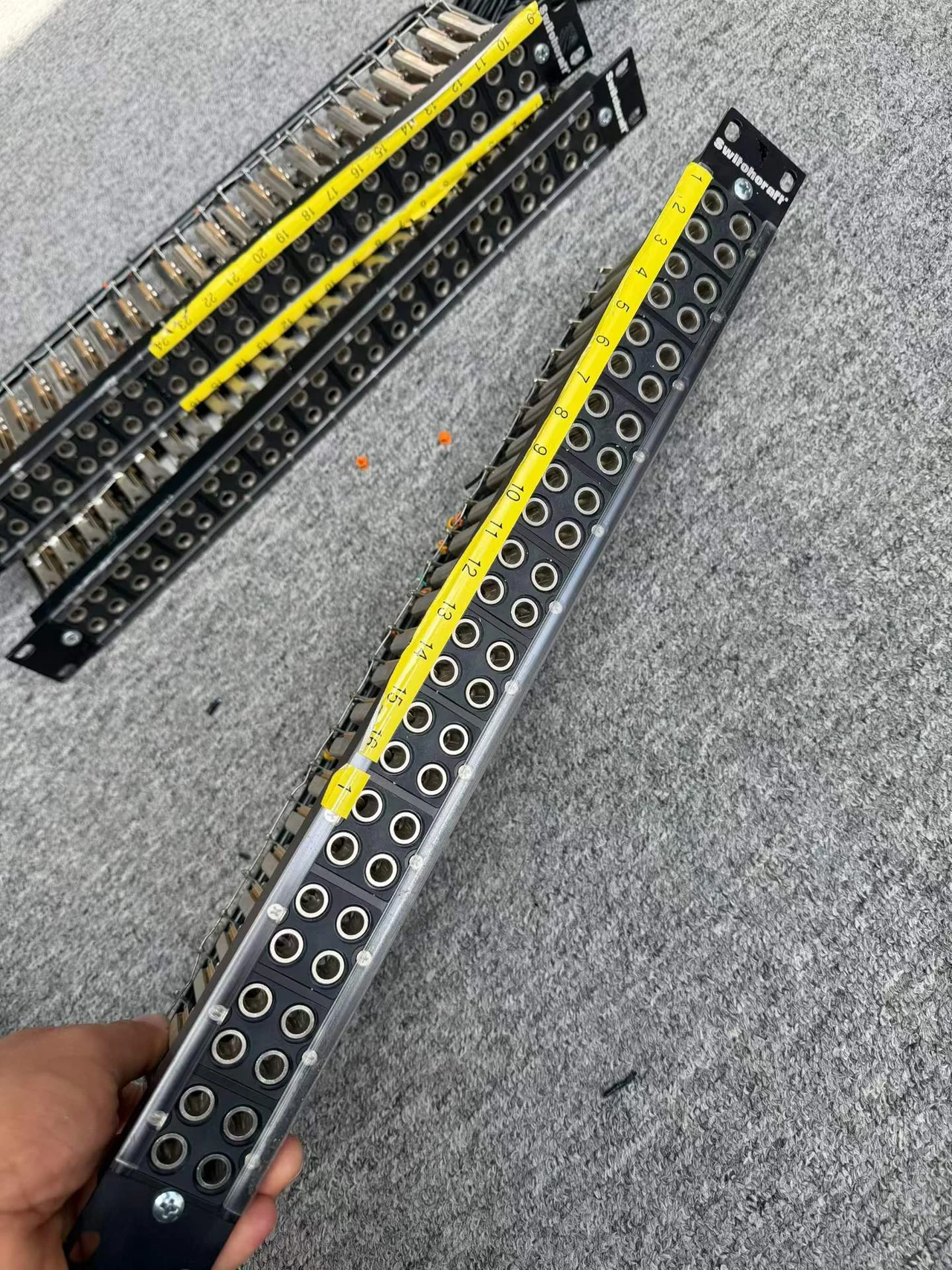 Supplied photograph of Switchcraft Patchbay / model to confirm; identity and availability require confirmation — photograph 2