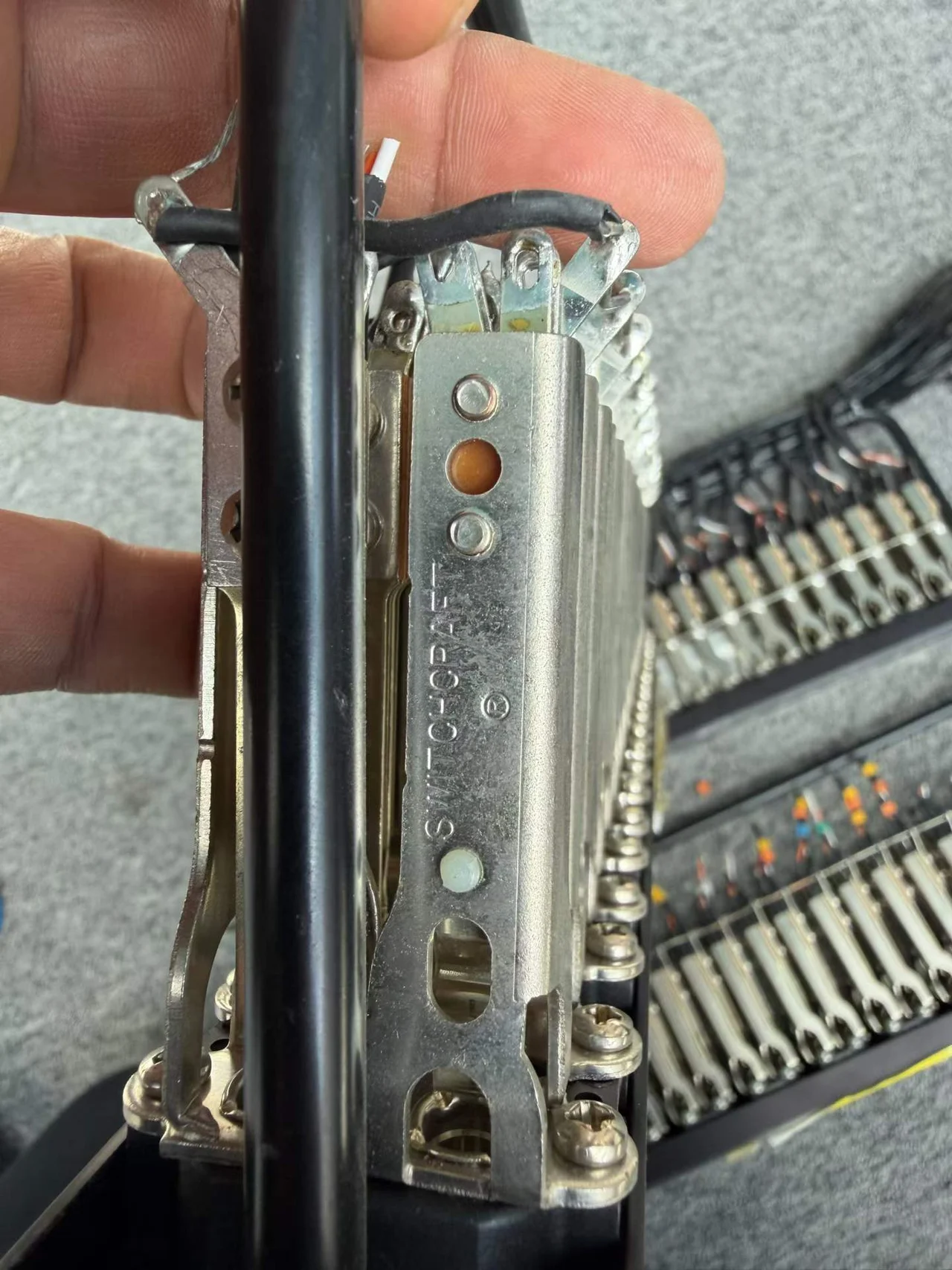 Supplied photograph of Switchcraft Patchbay / model to confirm; identity and availability require confirmation — photograph 4