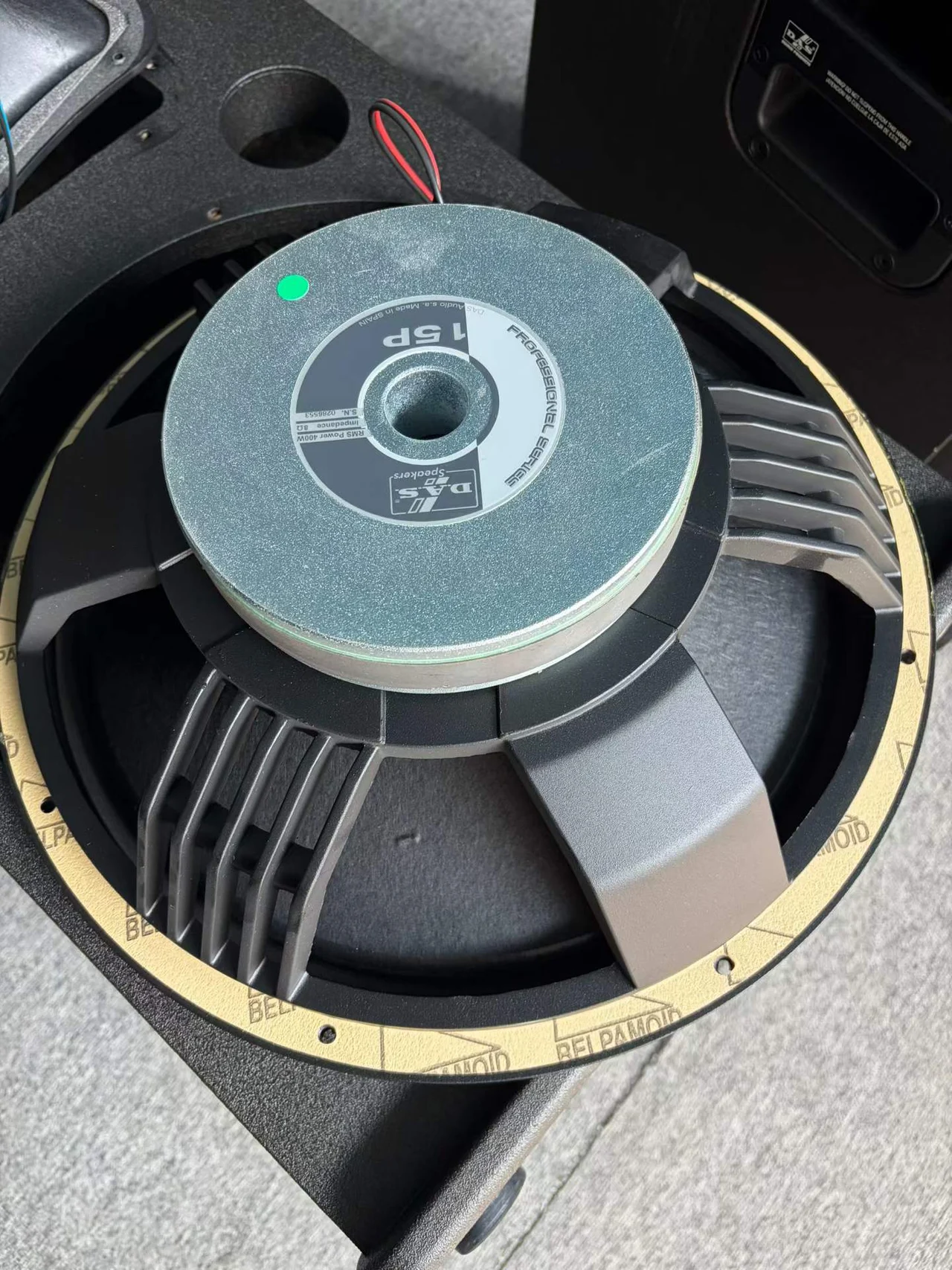 Supplied photograph of DAS Audio RF-15.85; identity, configuration and availability require confirmation — photograph 3