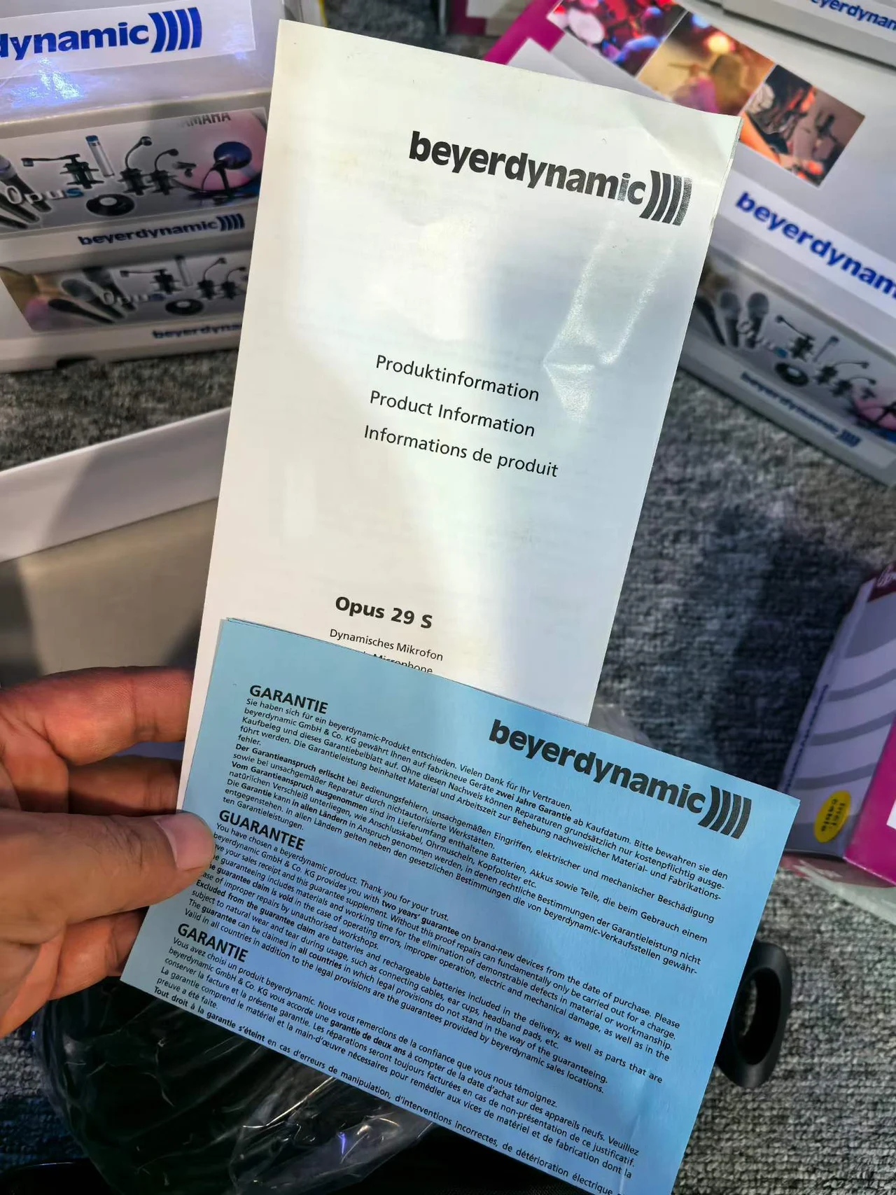 Supplied photograph of beyerdynamic Opus 29 S; identity, configuration and availability require confirmation — photograph 2