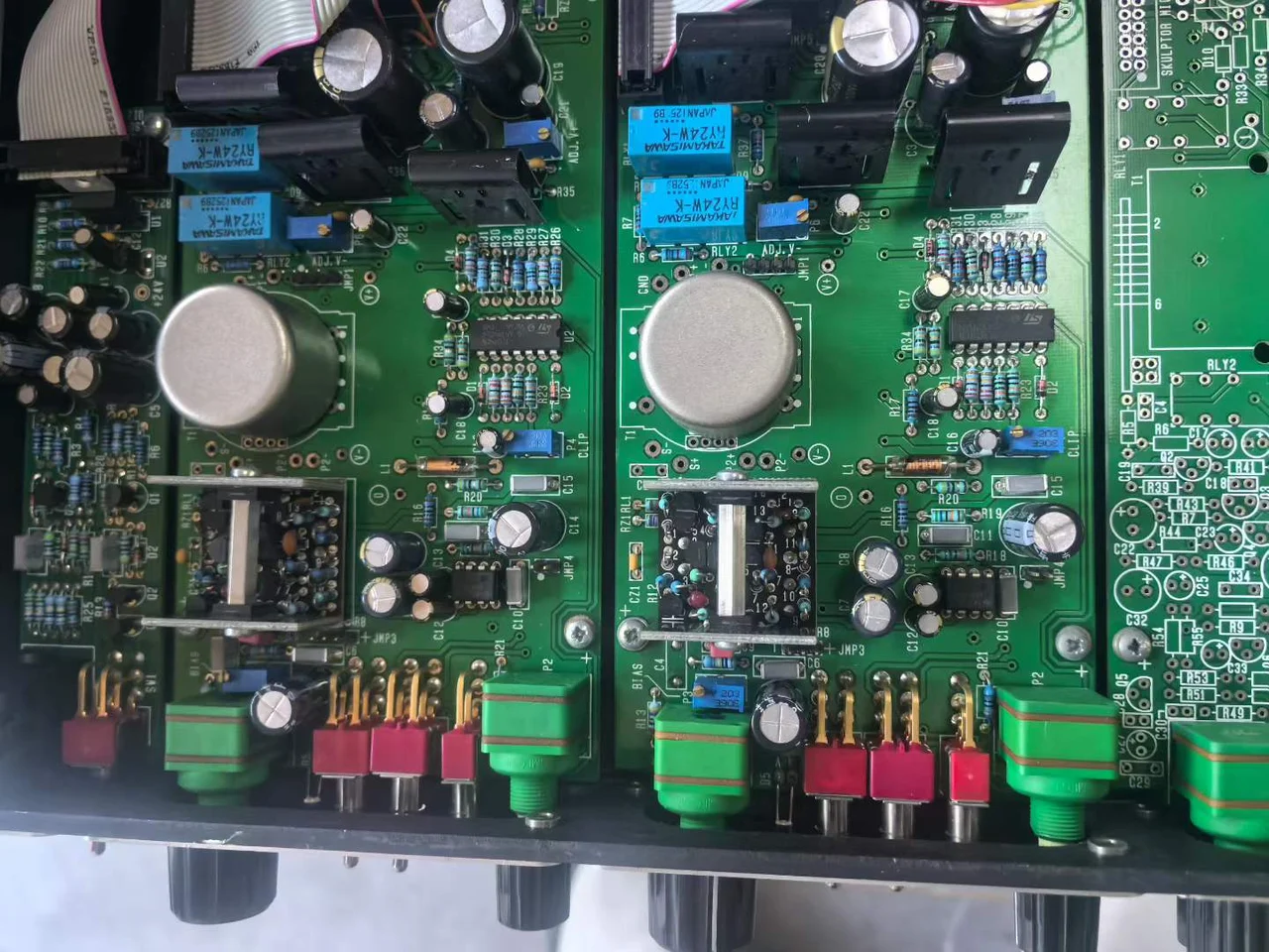 Supplied photograph of SoundSkulptor MP12 / MP73 labelled rack; identity, configuration and availability require confirmation — photograph 3