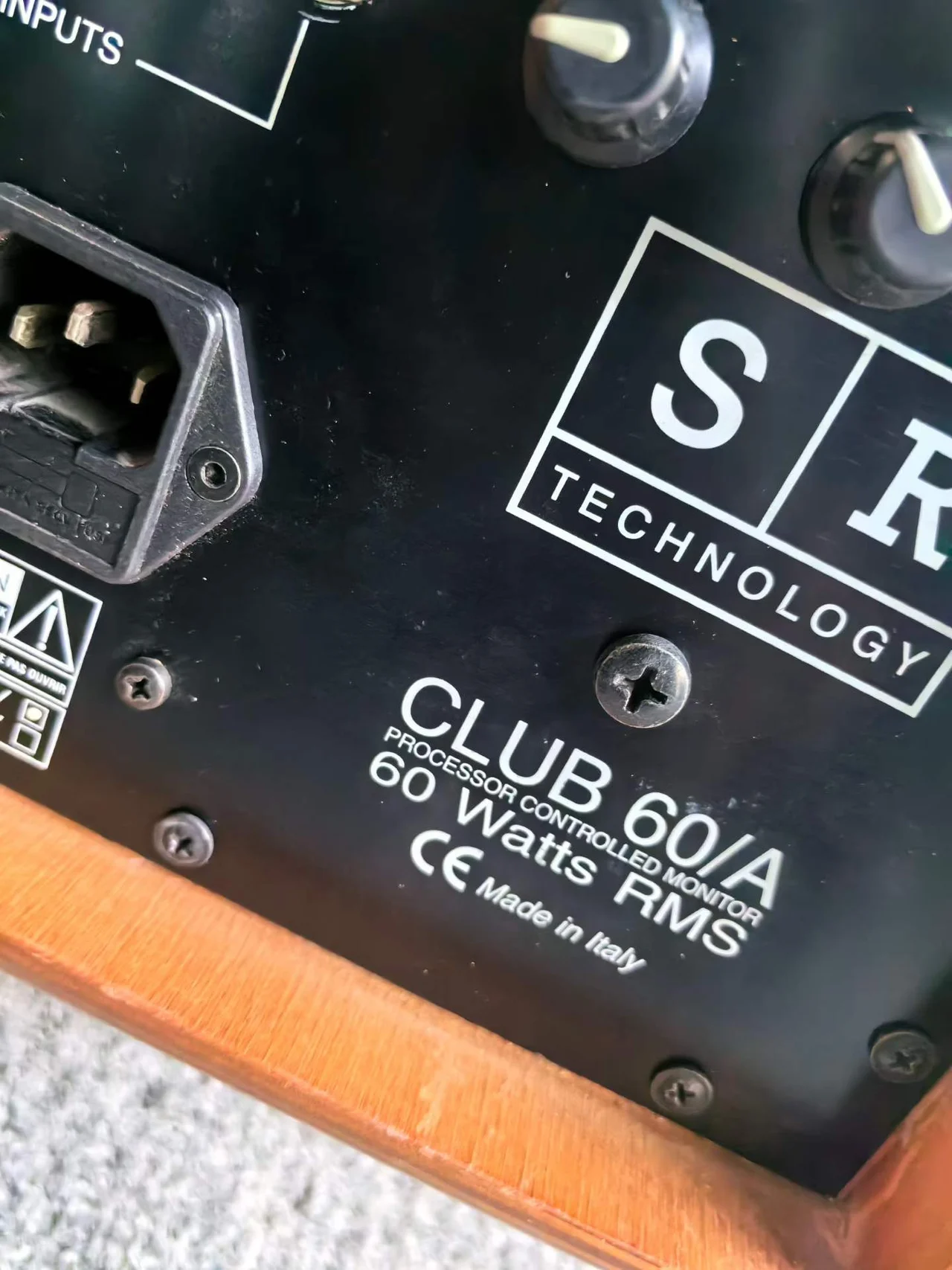 Supplied photograph of SR Technology CLUB 60/A; identity, configuration and availability require confirmation — photograph 3